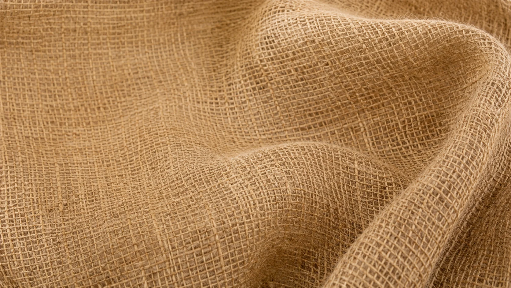 Close-up weave of hessian cloth